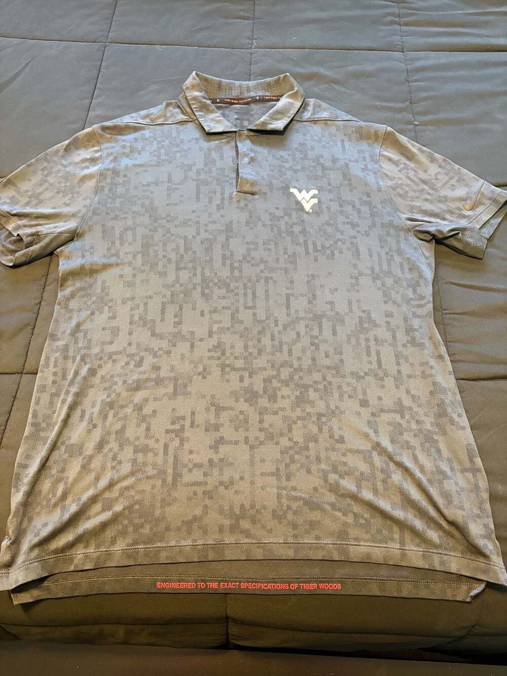 Nike Tiger Woods Collection West Virginia Mountaineers Dri-FIT Digital Camo Polo
